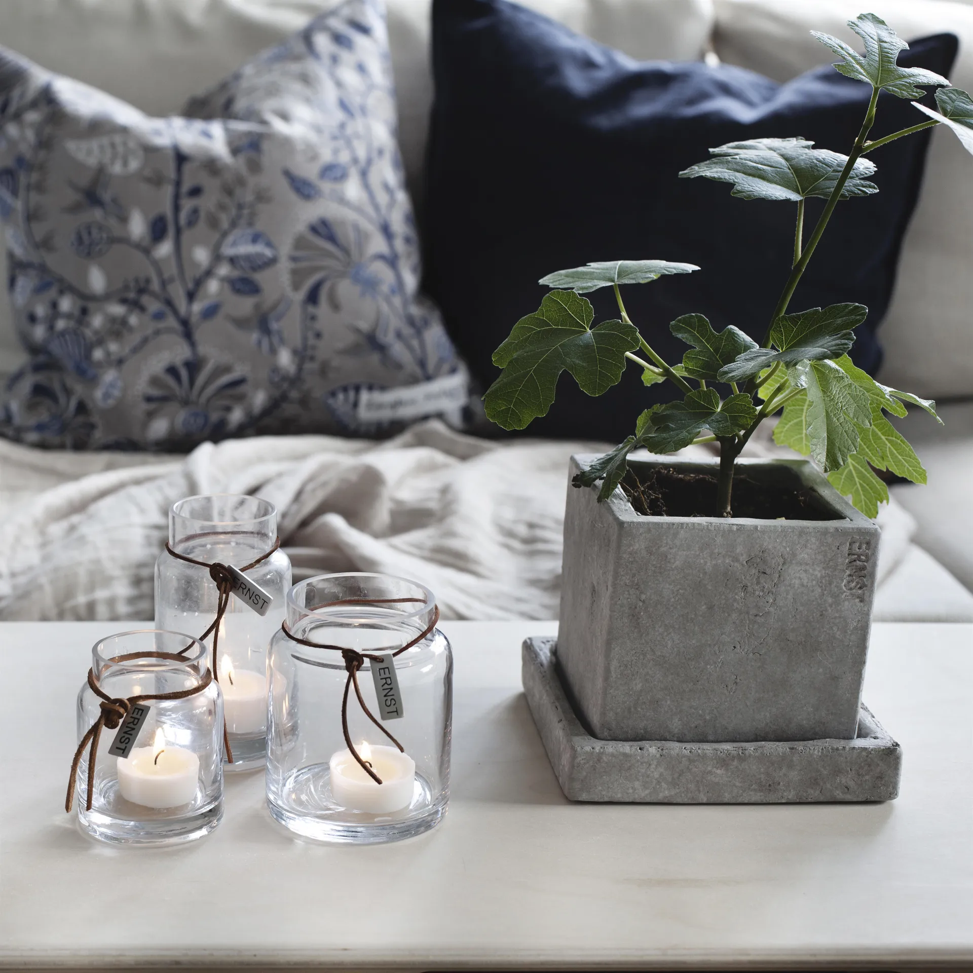 Ernst kaarsenhouder H10 cm. Ø 6,5 cm., helder ERNST