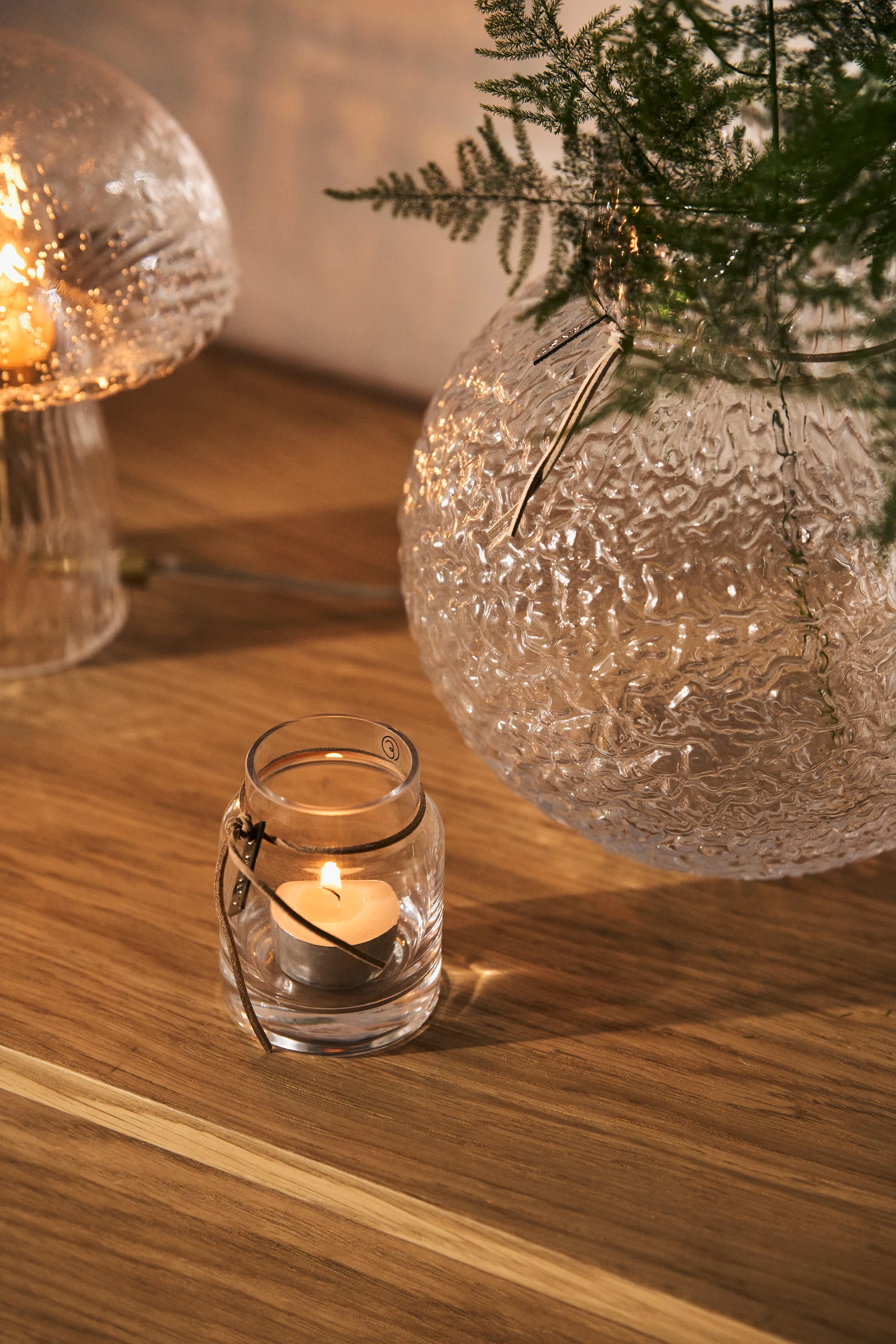 Ernst kaarsenhouder H8 cm. Ø 5 cm., helder ERNST