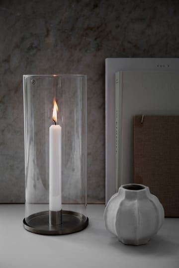 Ernst kaarsenhouder voor dinerkaarsen 28 cm - Zwart aluminium - ERNST
