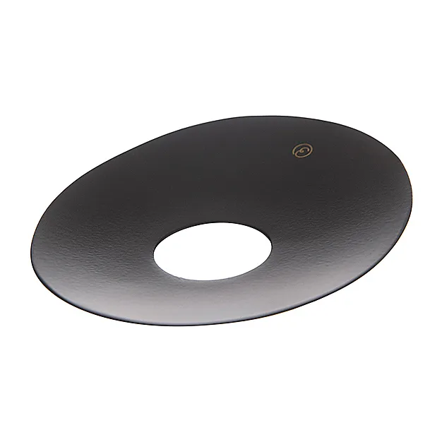 Ernst kaarsenmanchet Ø8,3 cm 2-pack, Zwart ERNST