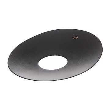 Ernst kaarsenmanchet Ø8,3 cm 2-pack - Zwart - ERNST