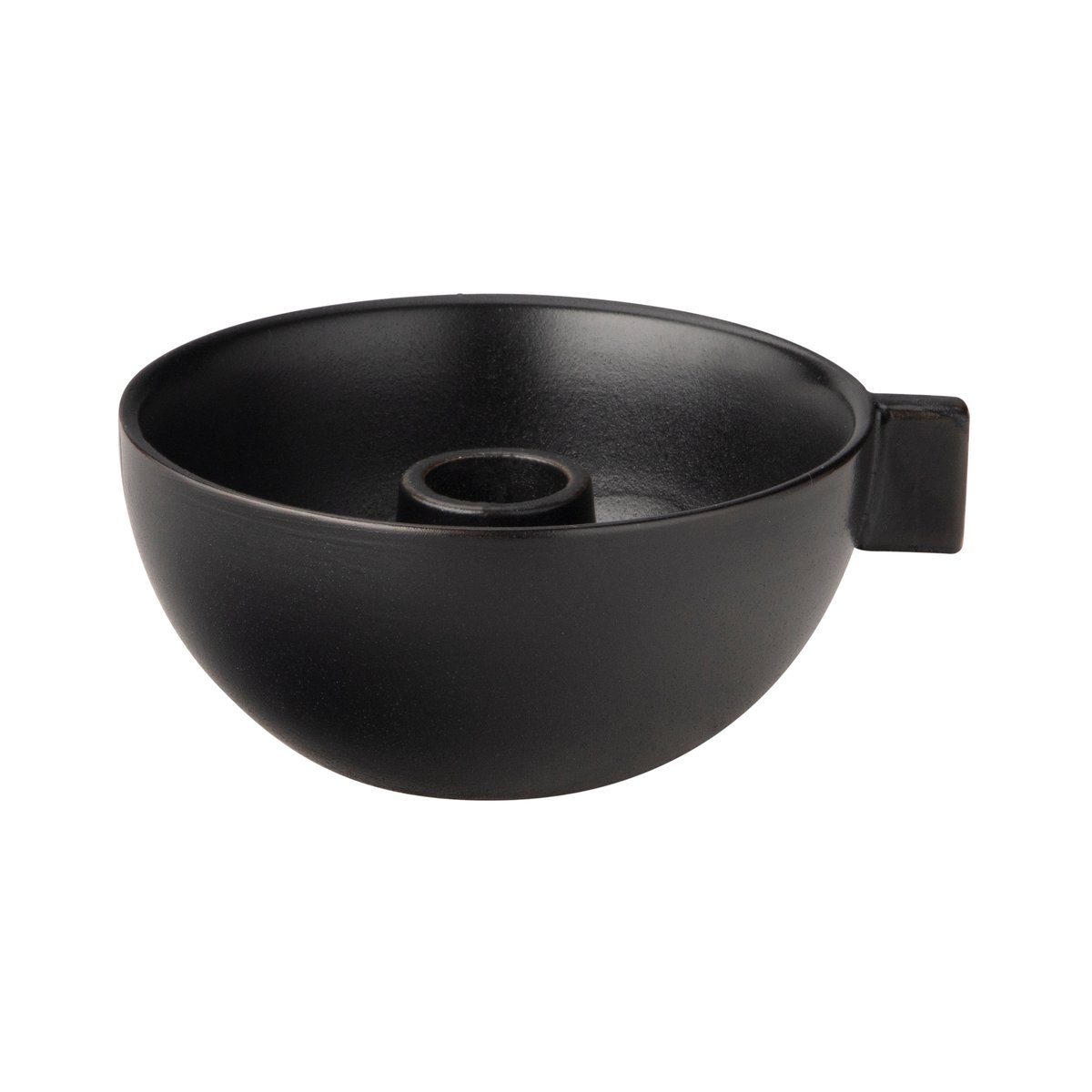 Ernst kandelaar o12 cm Zwart | Scandinavisch Interieur | Kandelaars | Zwart