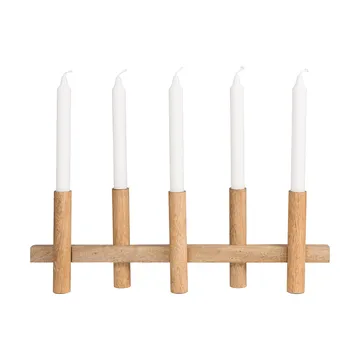 Ernst kandelaar 5 kaarsen - Licht hout - ERNST