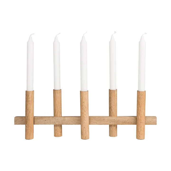 Ernst kandelaar 5 kaarsen - Licht hout - ERNST