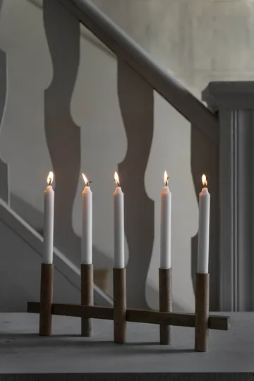 Ernst kandelaar 5 kaarsen - Licht hout - ERNST