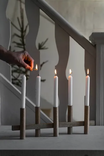 Ernst kandelaar 5 kaarsen - Licht hout - ERNST