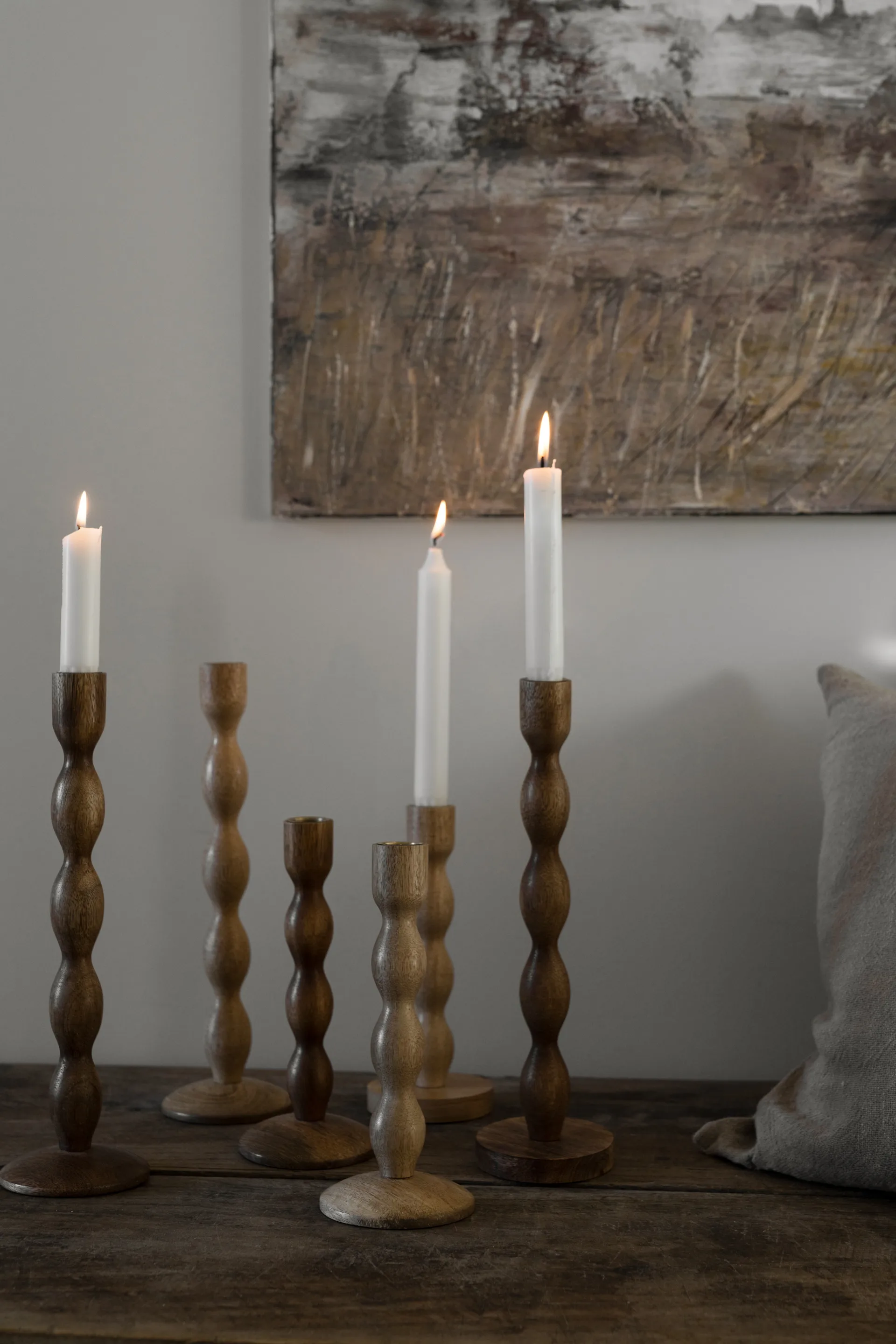 Ernst kandelaar Ø9x31 cm, Natuur ERNST