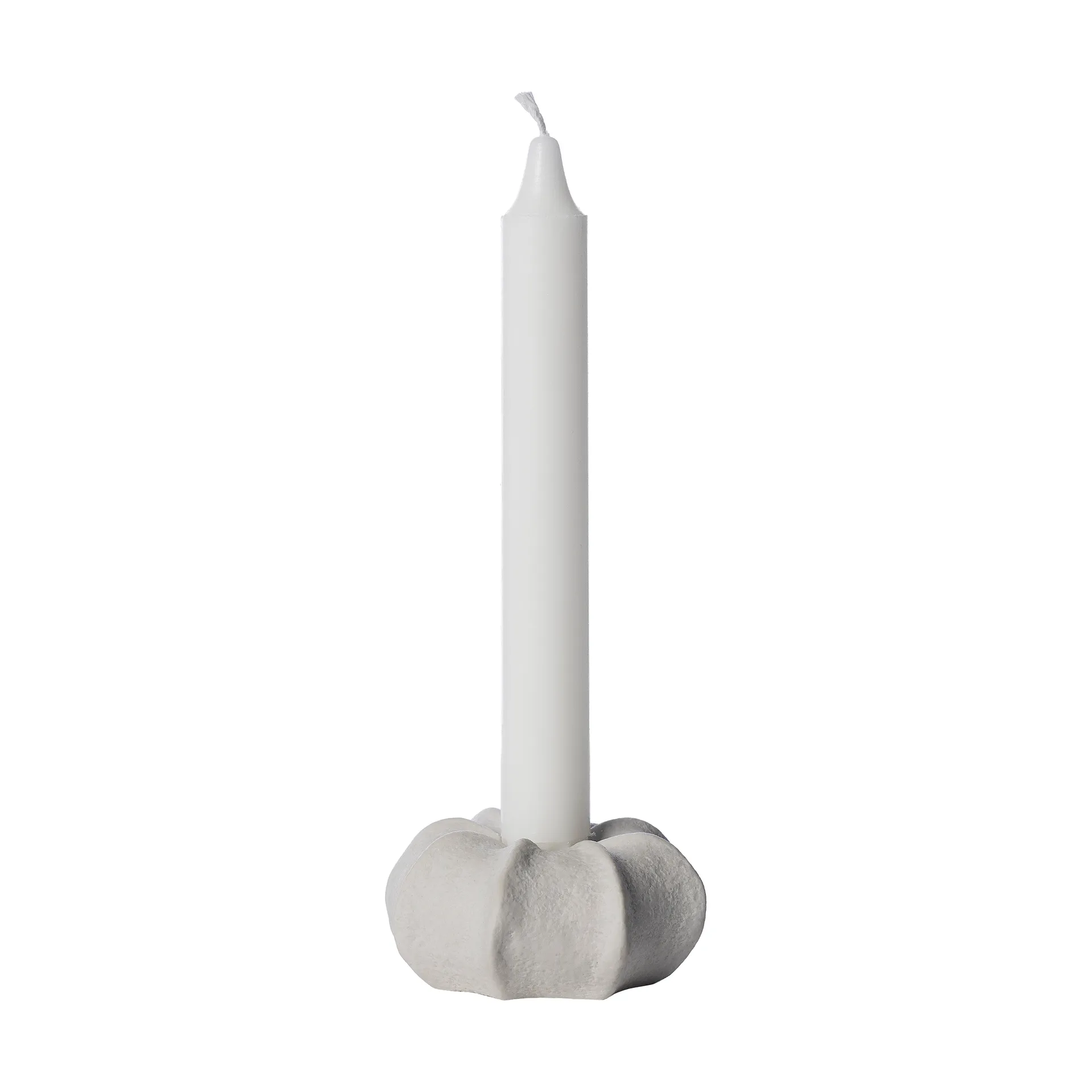 Ernst kandelaar aardewerk Ø7,5 cm, Natuurwit ERNST