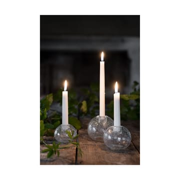 Ernst kandelaar glas Ø7,5 cm - Bubbels - ERNST