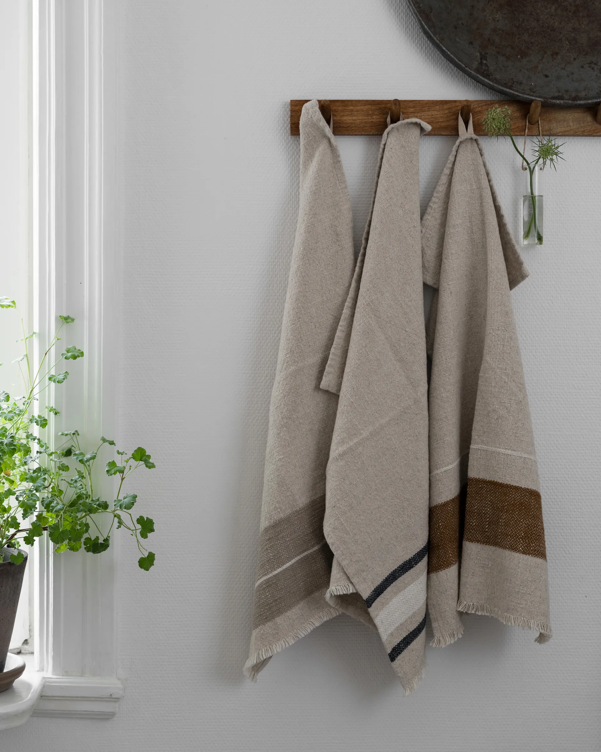 Ernst keukendoek, Naturel-beige-wit, 47x70 cm ERNST