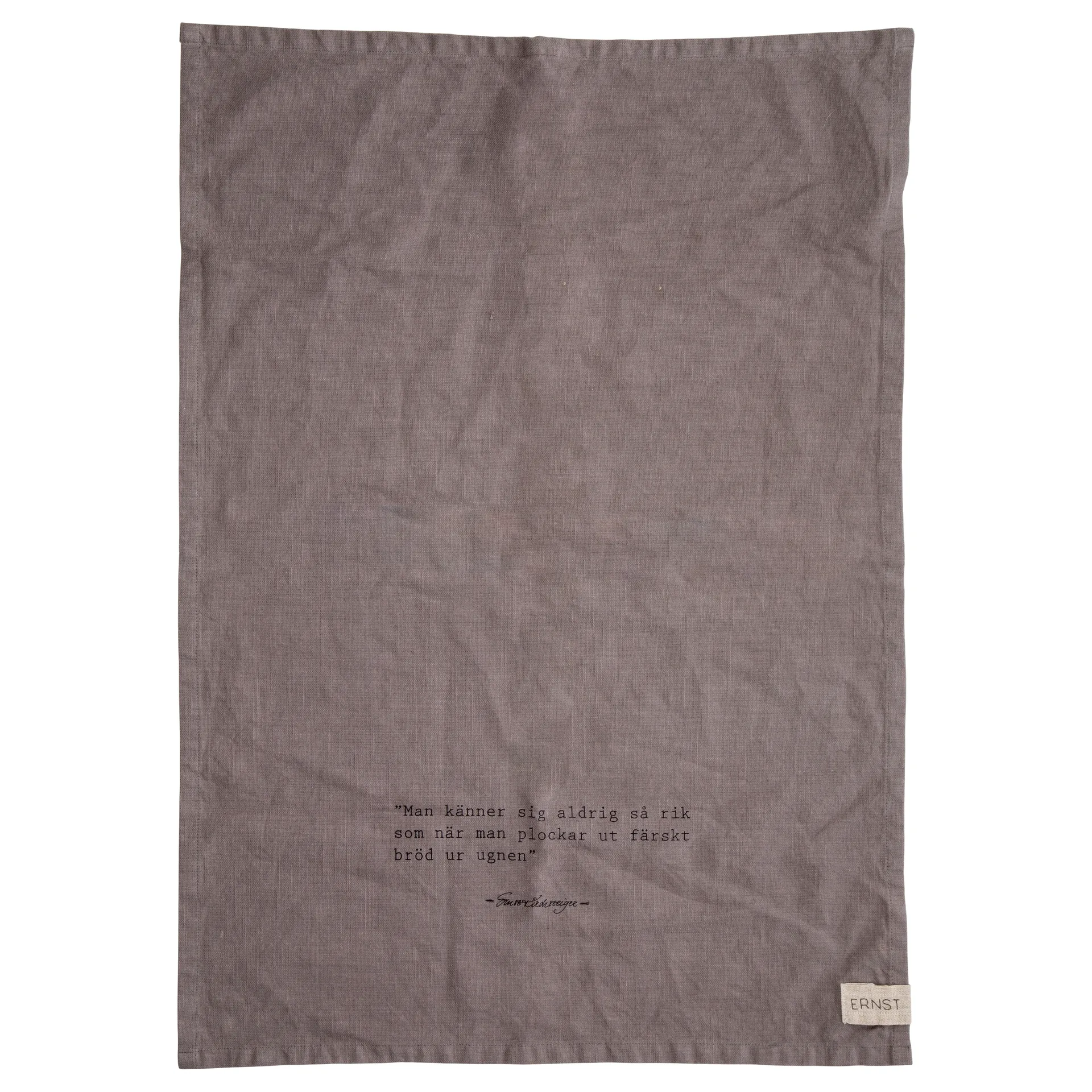 Ernst keukenhanddoek citaat Bröd, Grijs ERNST