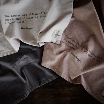 Ernst keukenhanddoek citaat Bröd - Grijs - ERNST