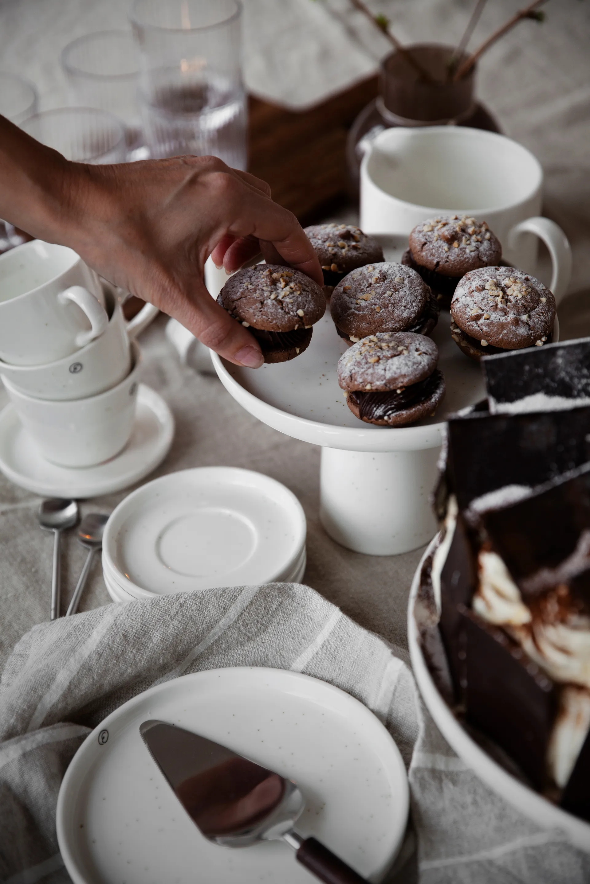 Ernst koffiekop met schotel 20 cl, Vanille ERNST