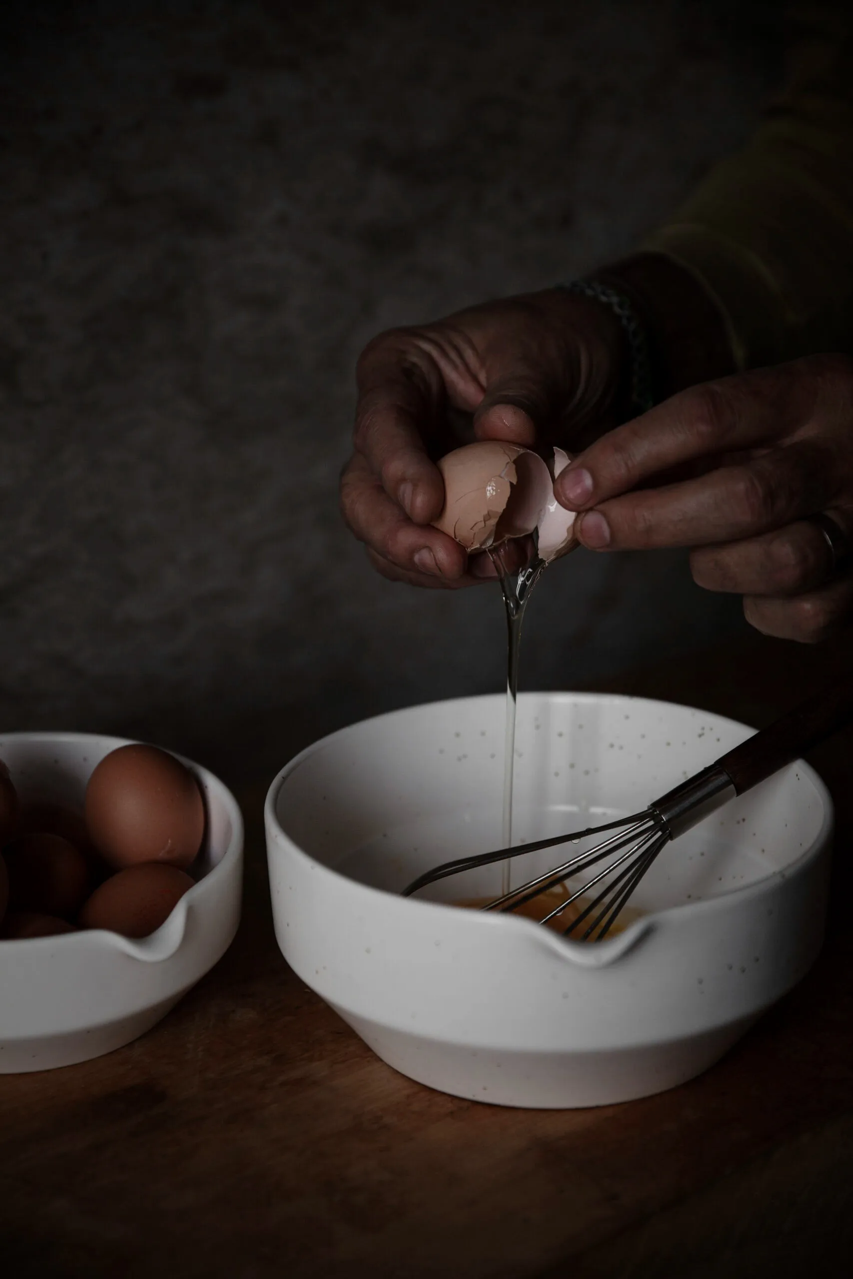 Ernst kom met tuit natuurwit, H11 cm Ø23 cm ERNST