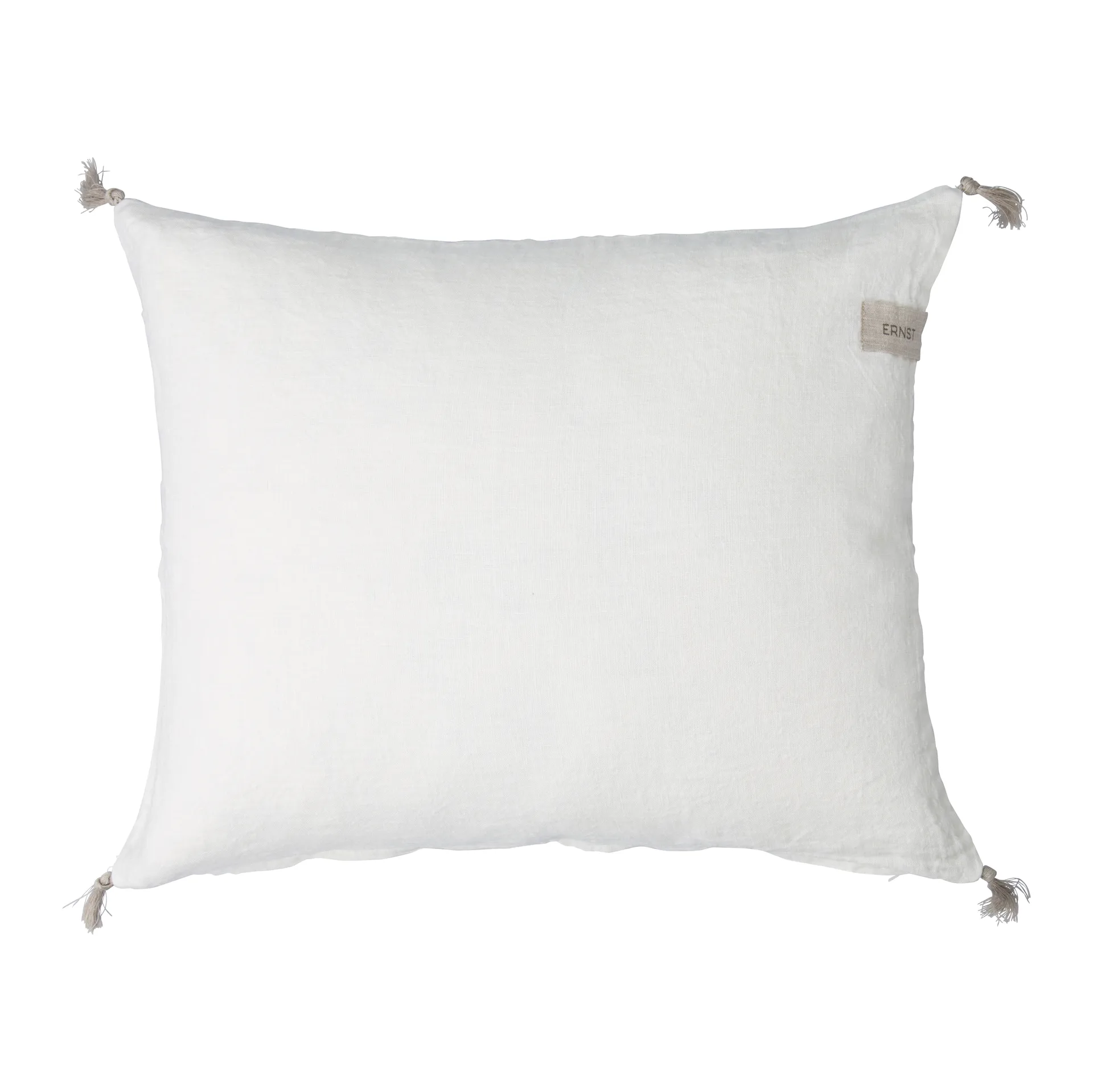 Ernst kussenhoes met kwastjes 50 x 60 cm, wit ERNST