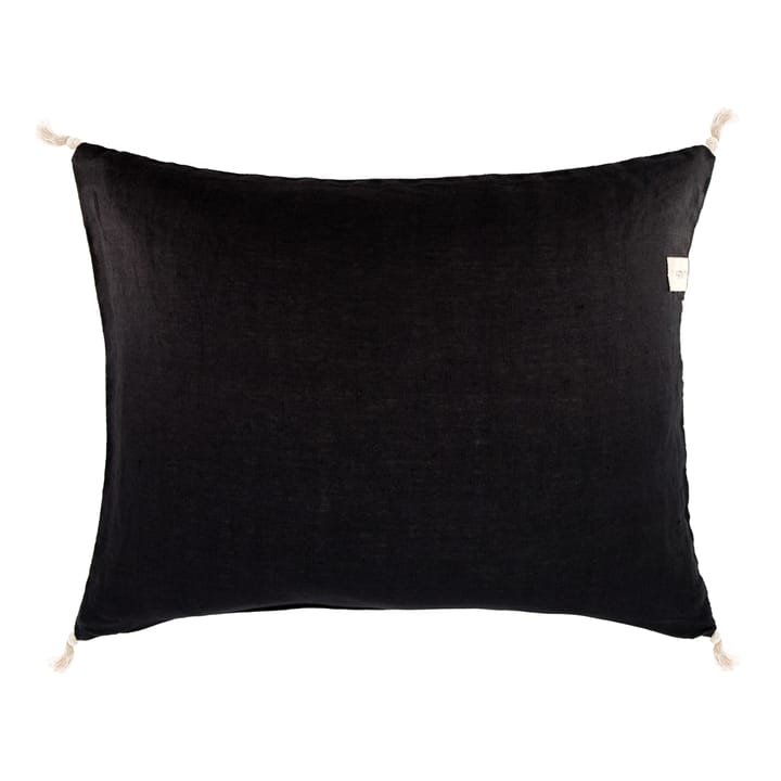 Ernst kussenhoes met kwastjes 50 x 60 cm - Zwart - ERNST