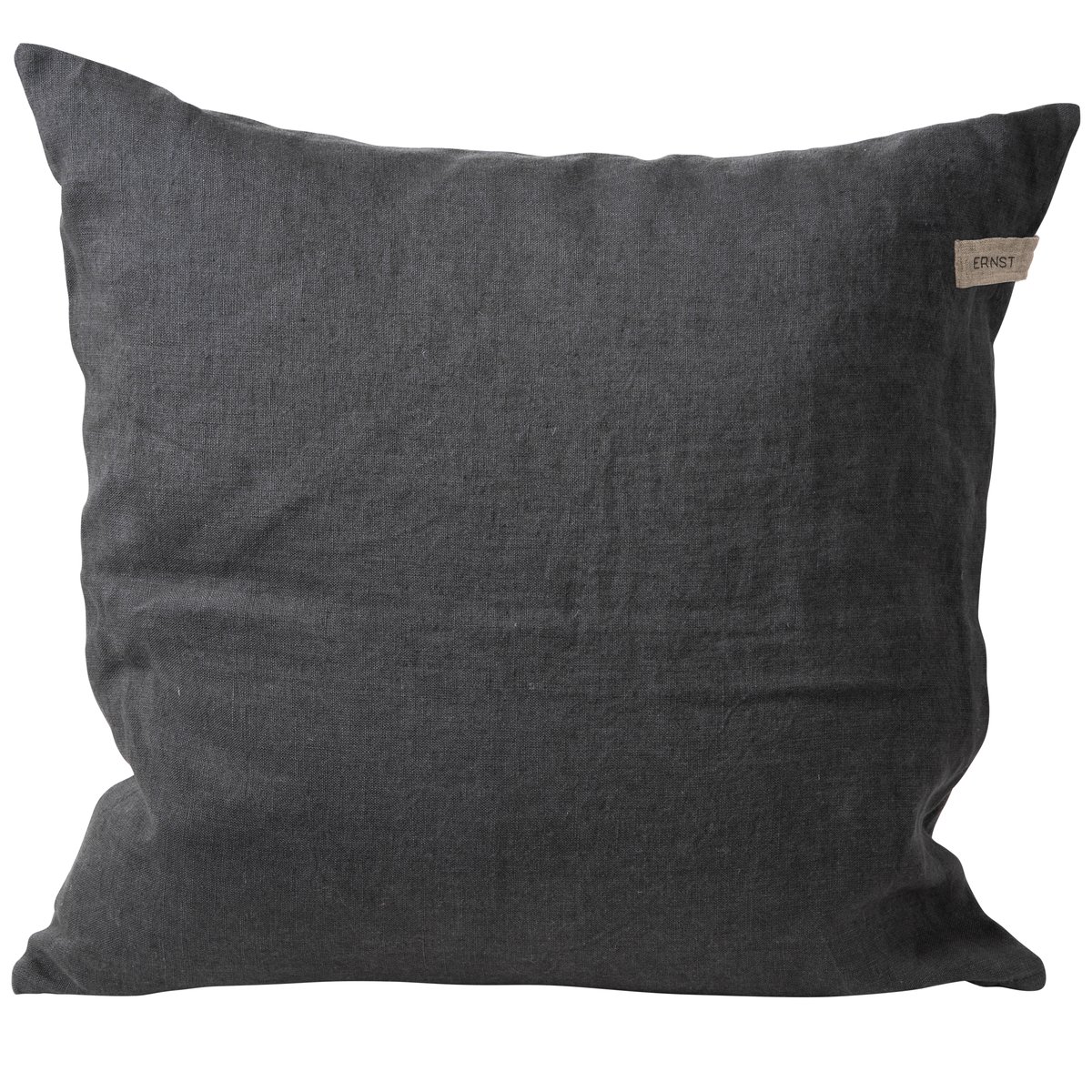 Ernst kussenhoes van linnen 48x48 cm Donkergrijs | Scandinavisch Interieur | Kussenhoezen | Grijs