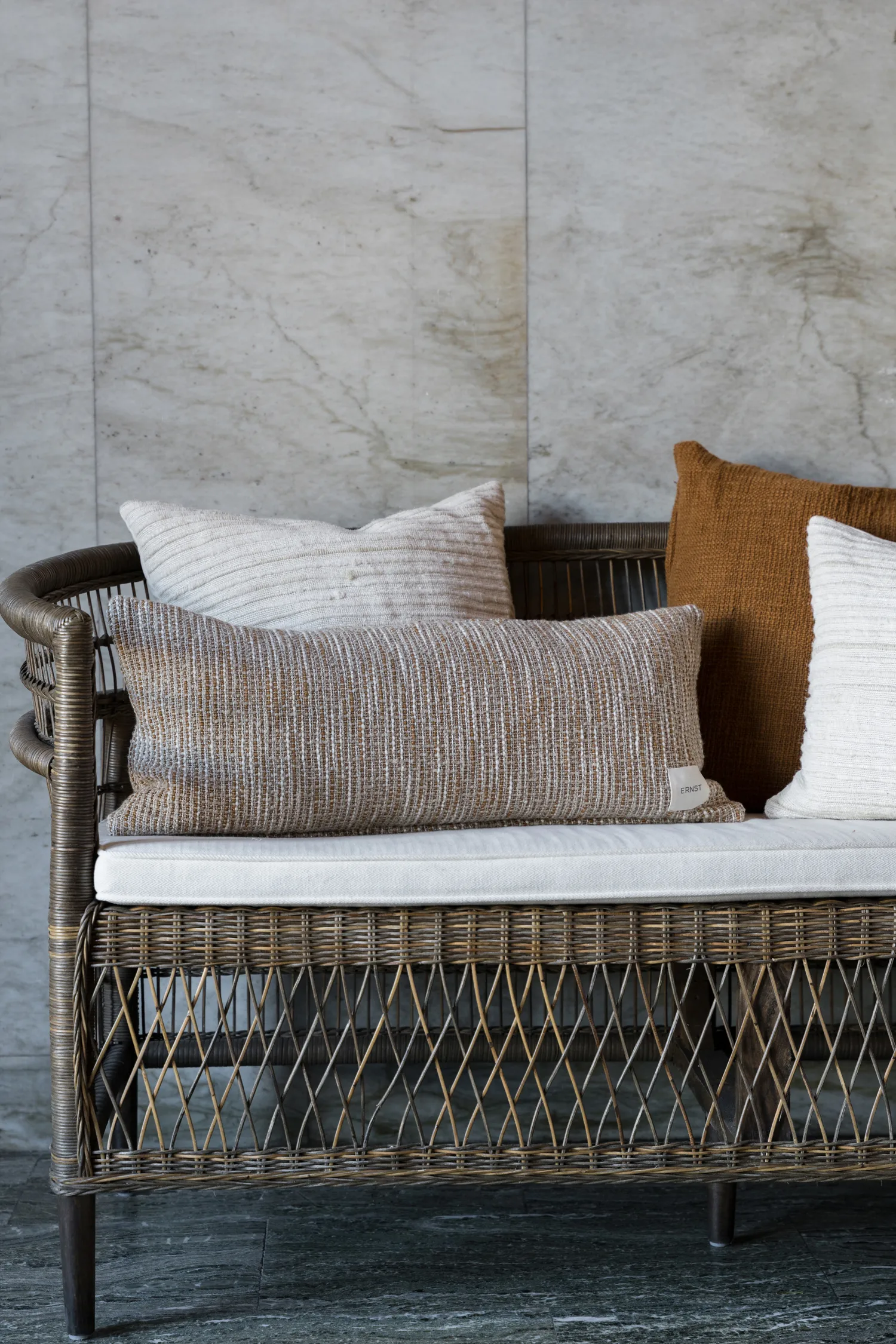 Ernst kussensloop, Kola-beige, 50x50 cm ERNST