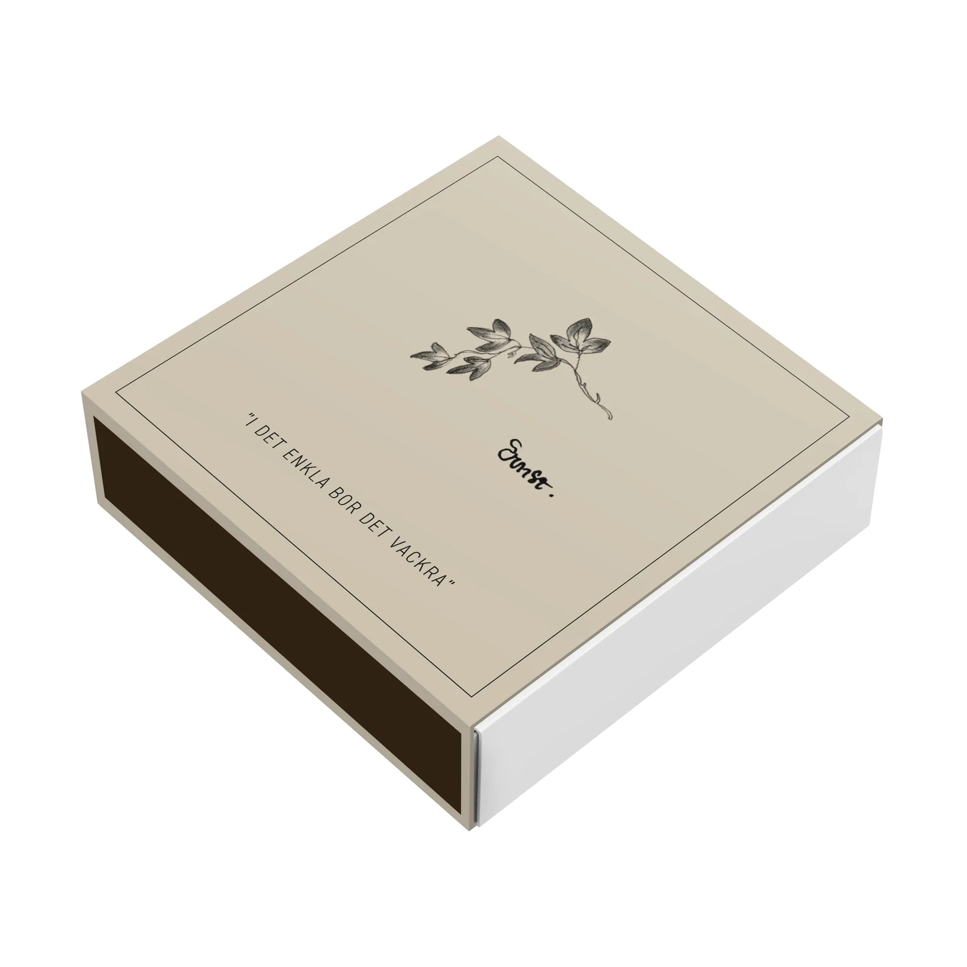 Ernst luciferdoosje 11x11 cm, Knoest ERNST