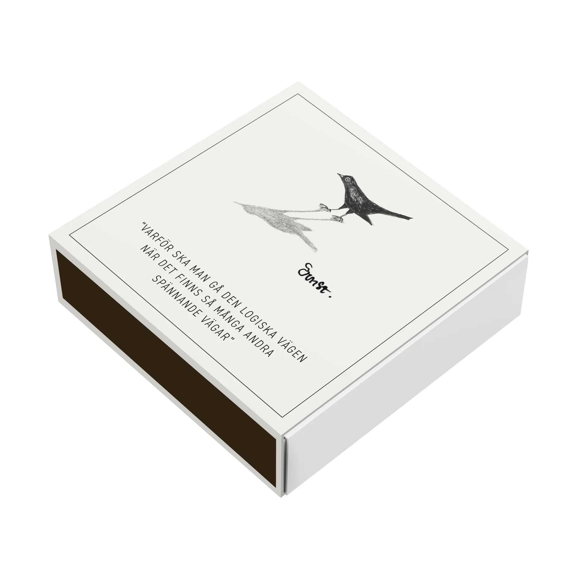 Ernst luciferdoosje 11x11 cm, Vogel ERNST
