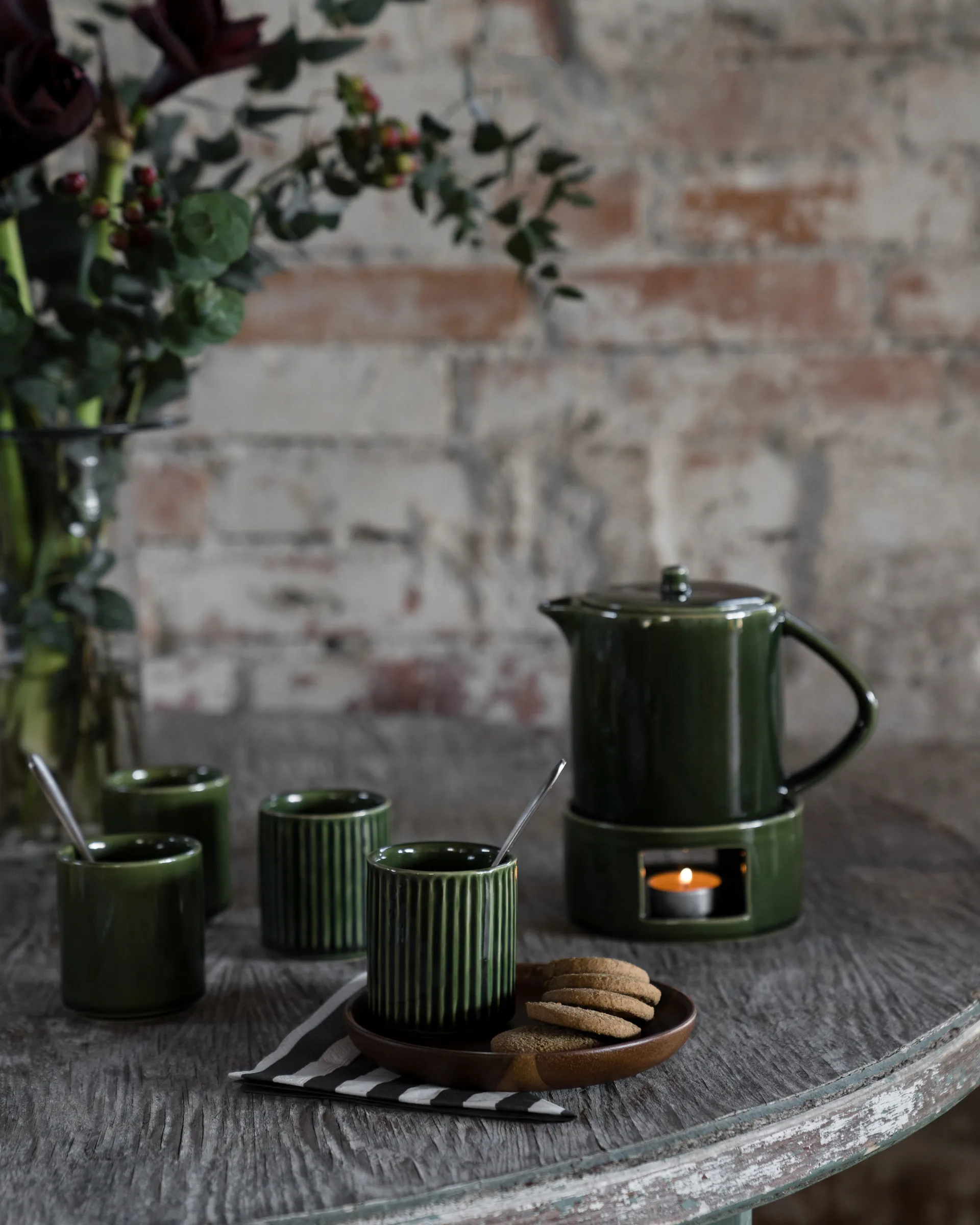 Ernst mok zonder oor geribbeld 19 cl, Groen ERNST