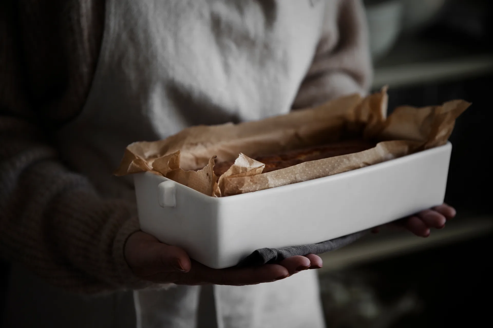 Ernst ovenschaal 13x29 cm, Wit ERNST