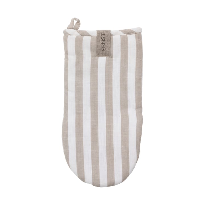 Ernst ovenwant breedgestreept - Beige-witte rand - ERNST