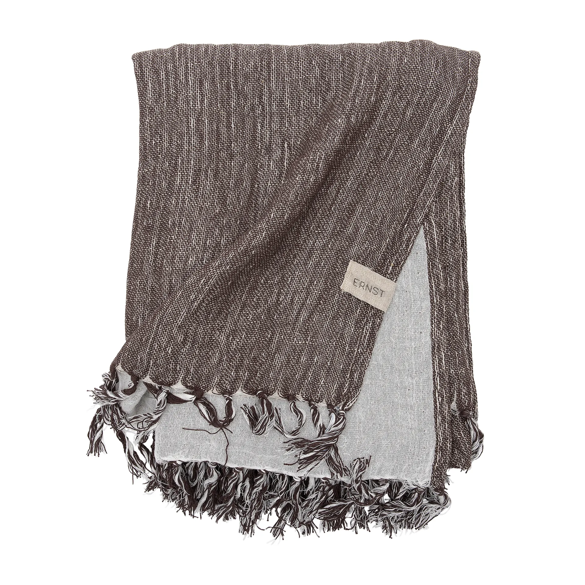 Ernst plaid 130x170 cm, Bruin ERNST