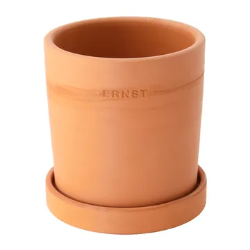 Ernst pot met schotel terracotta - Ø19 cm - ERNST