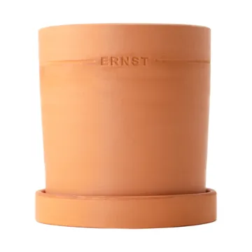 Ernst pot met schotel terracotta - Ø19 cm - ERNST