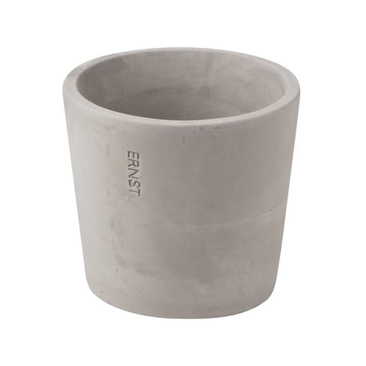 Ernst pot van cement grijs - 12 cm - ERNST