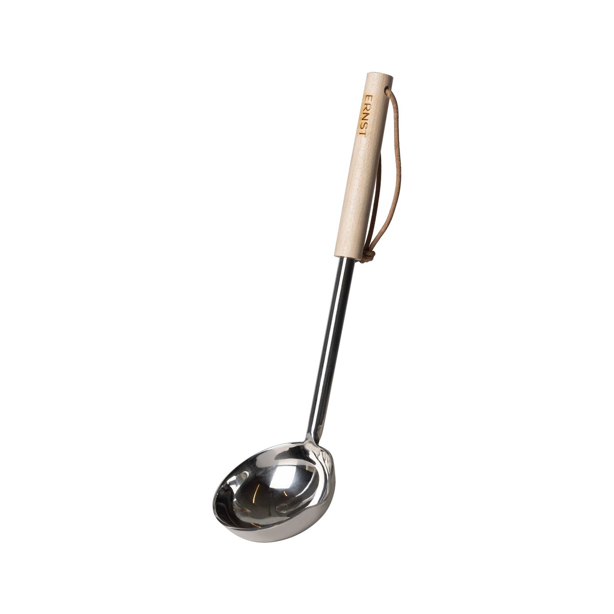 Ernst sauslepel met houten handvat Hout | Scandinavisch Interieur | Opscheplepels & soeplepels | Beige