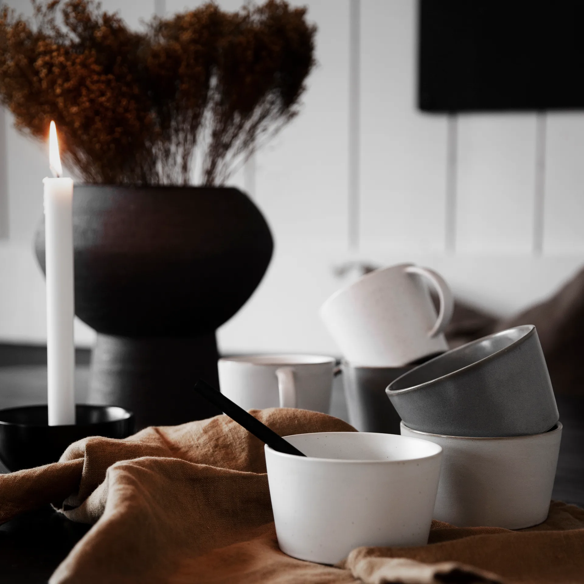 Ernst schaal Ø12 cm, Wit-gestippeld ERNST