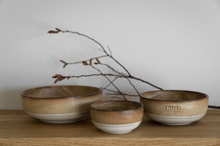 Ernst schaal, Bruin-natuurlijke bodem, Ø8 cm ERNST