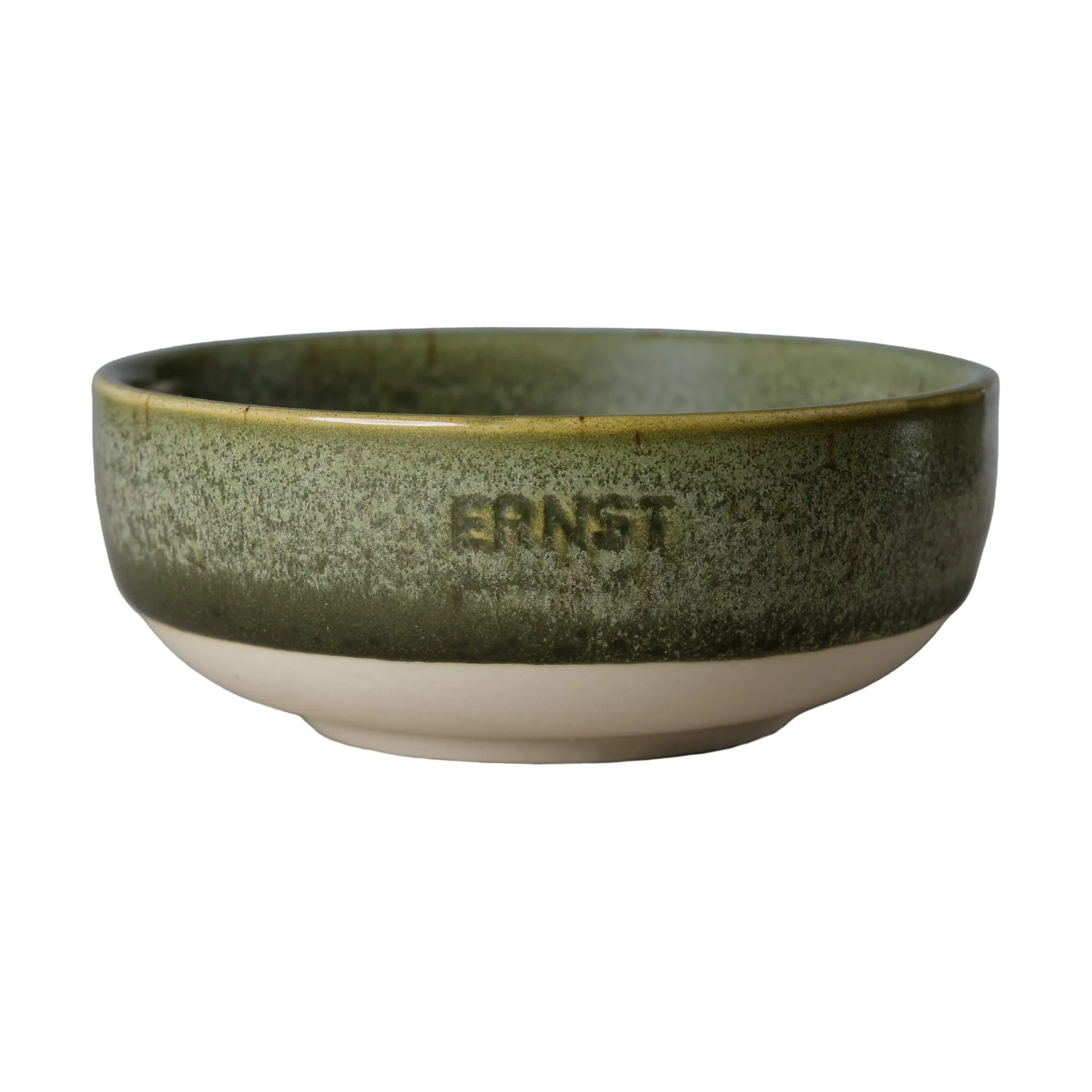 Ernst schaal, Groen-naturel bodem, Ø11 cm ERNST