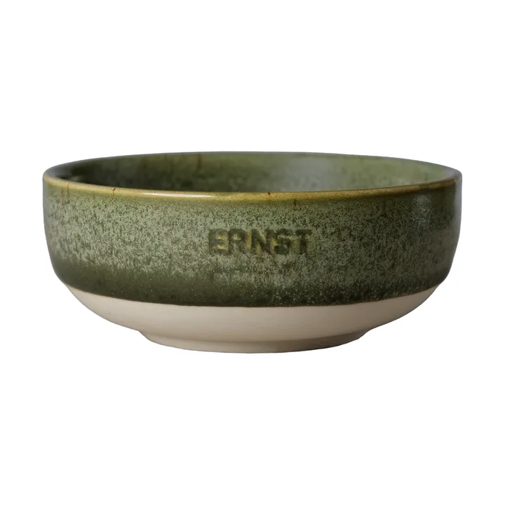 Ernst schaal - Groen-naturel bodem, Ø11 cm - ERNST