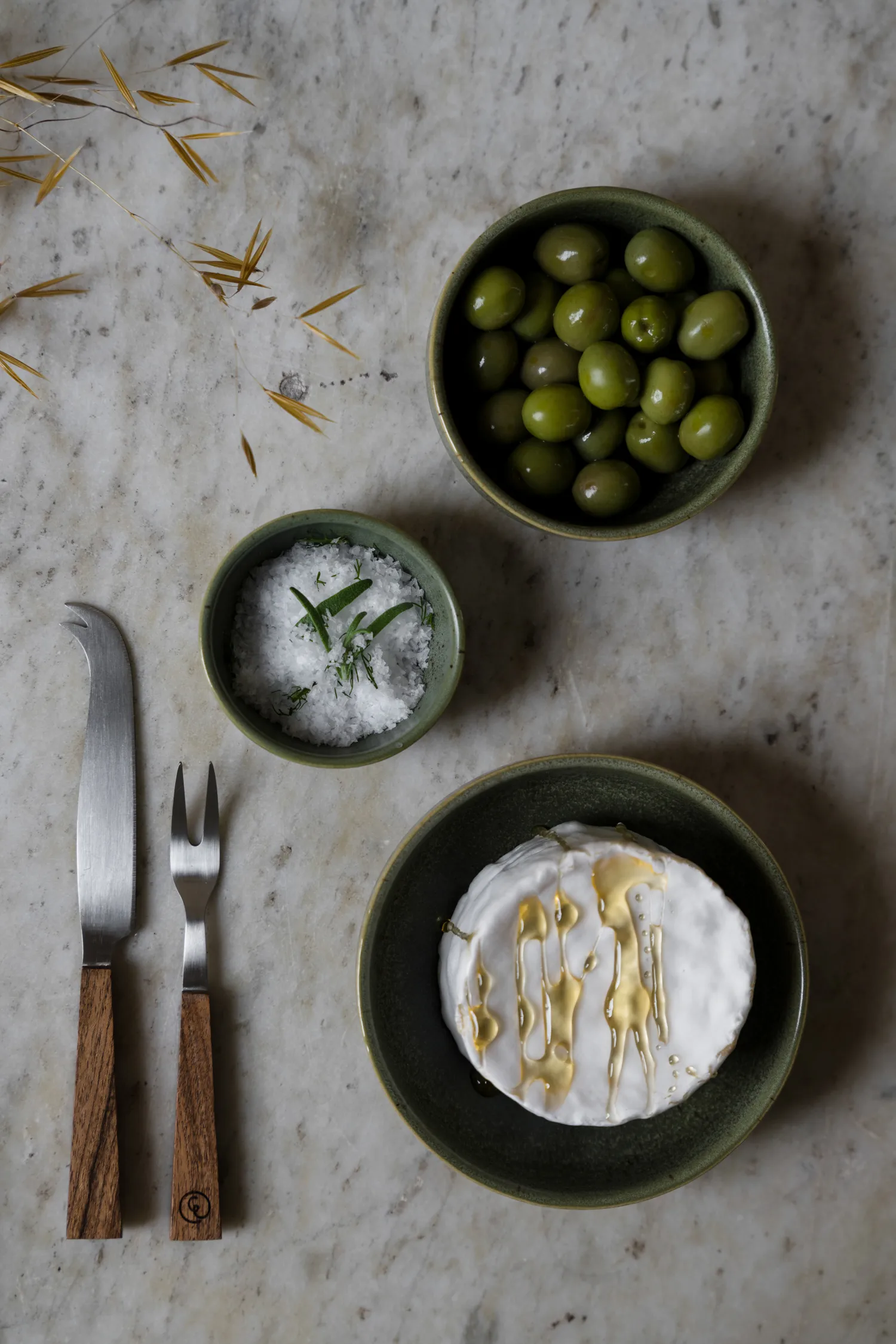 Ernst schaal, Groen-naturel bodem, Ø11 cm ERNST