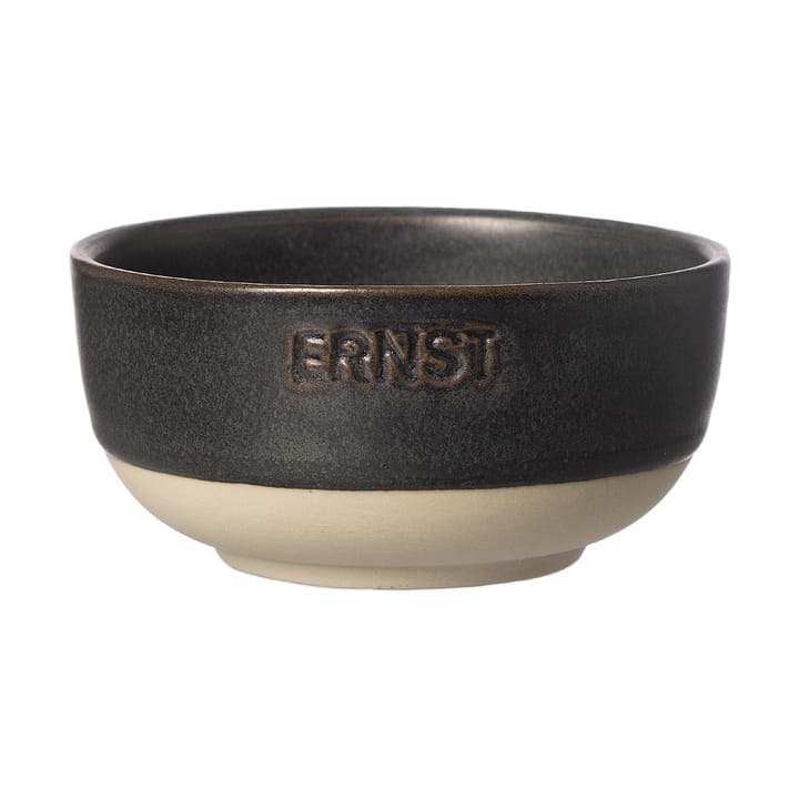 Ernst schaal - Matzwart-natur bodem, Ø8 cm - ERNST