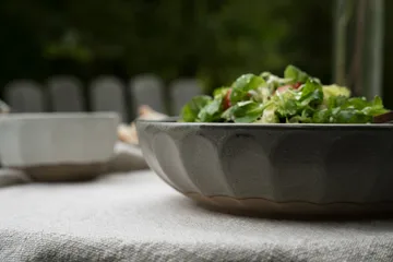 Ernst schaal steengoed - Grijs-naturel, Ø24 cm - ERNST