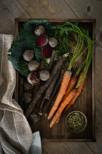 Ernst serveerblad 30x45 cm - Donkerbruin - ERNST