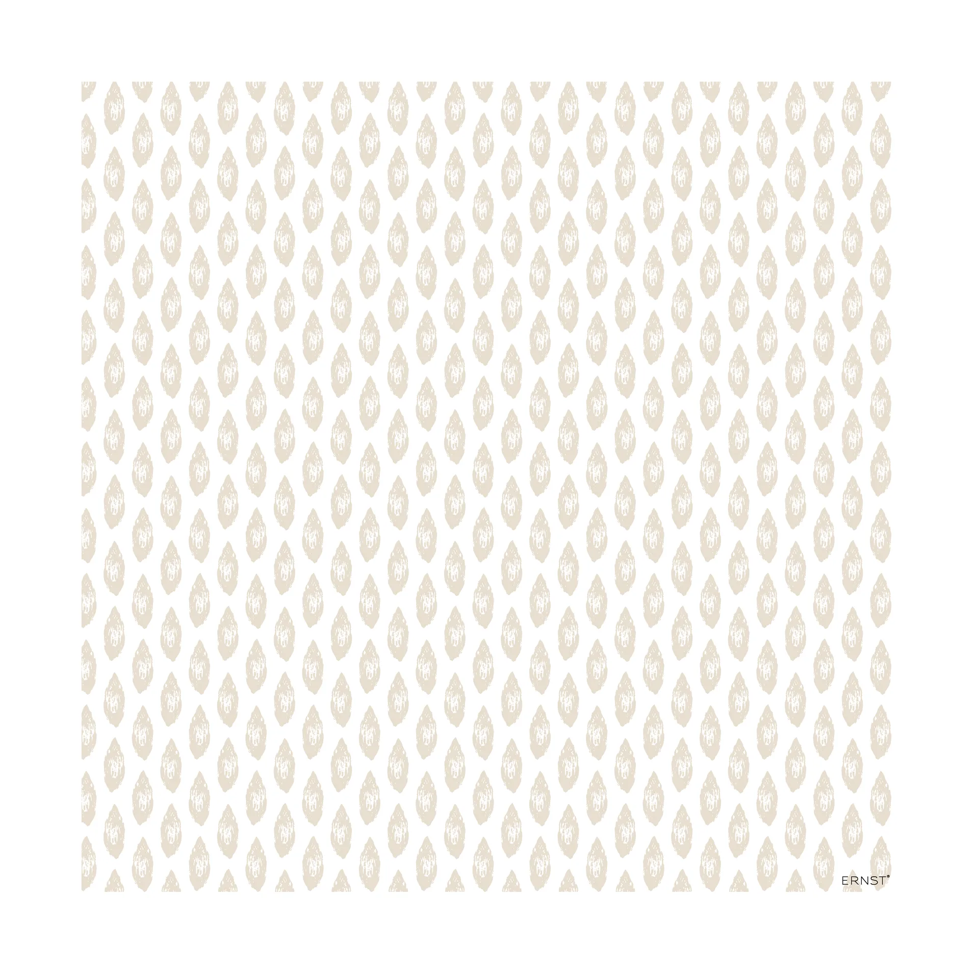 Ernst servet amandel 33x33 cm 20-pack, Wit-beige ERNST