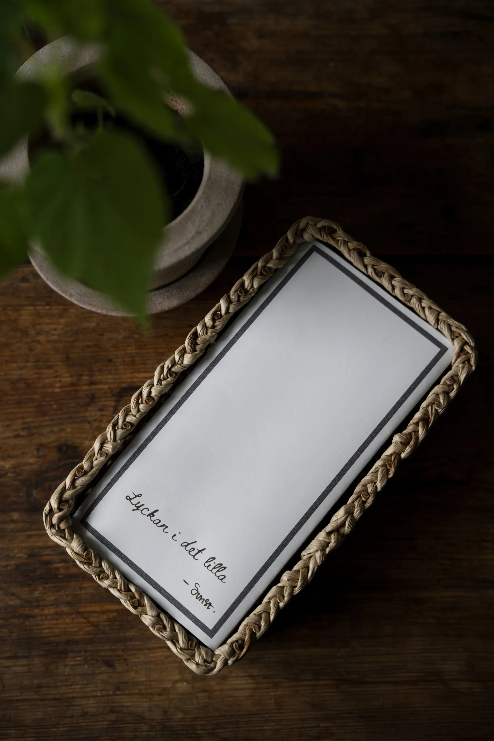 Ernst servet met citaat Geluk in het kleine 20-pack, Wit ERNST