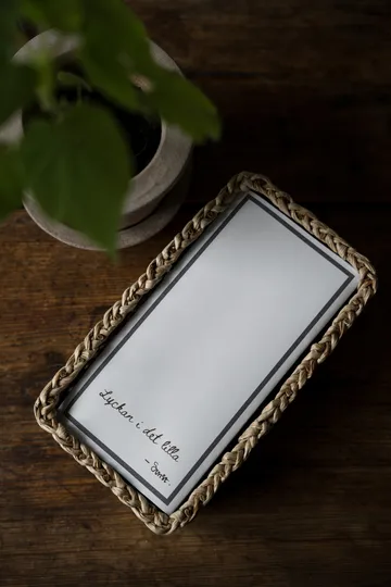 Ernst servet met citaat Geluk in het kleine 20-pack - Wit - ERNST