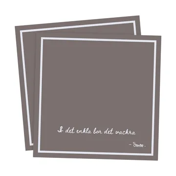 Ernst servet met citaat In het eenvoudige 20-pack - Mullvad - ERNST