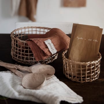 Ernst servet met citaat Lycka i det lilla 20-pack - Natuur-zwart - ERNST