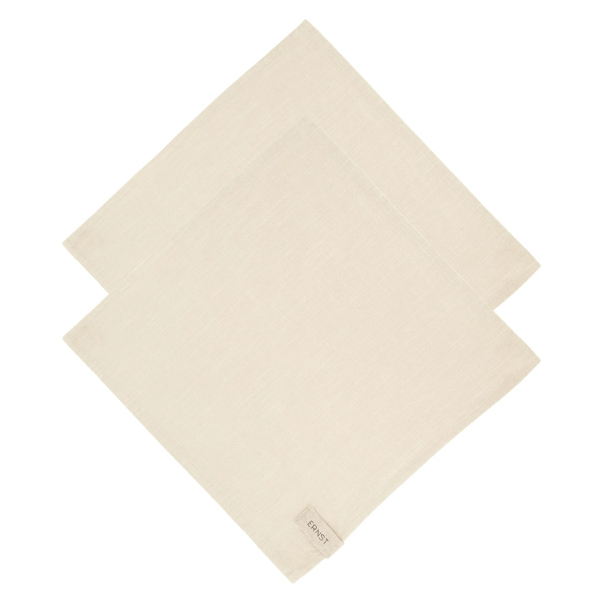 Ernst stoffen servet katoen 2-pack, Beige ERNST