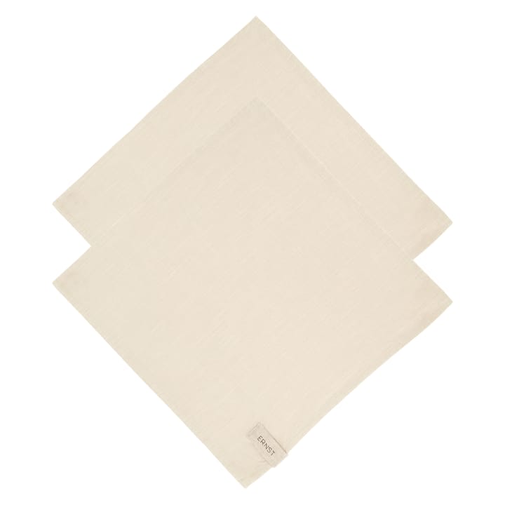 Ernst stoffen servet katoen 2-pack, Beige ERNST