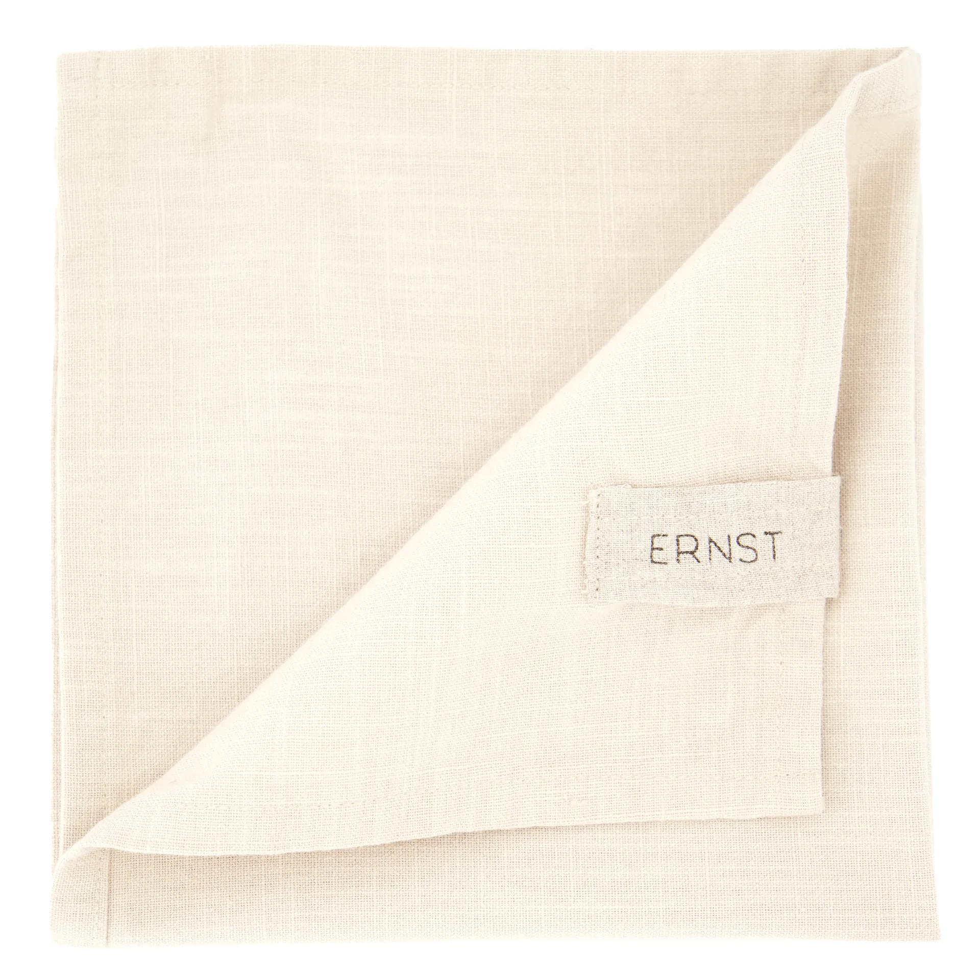 Ernst stoffen servet katoen 2-pack, Beige ERNST