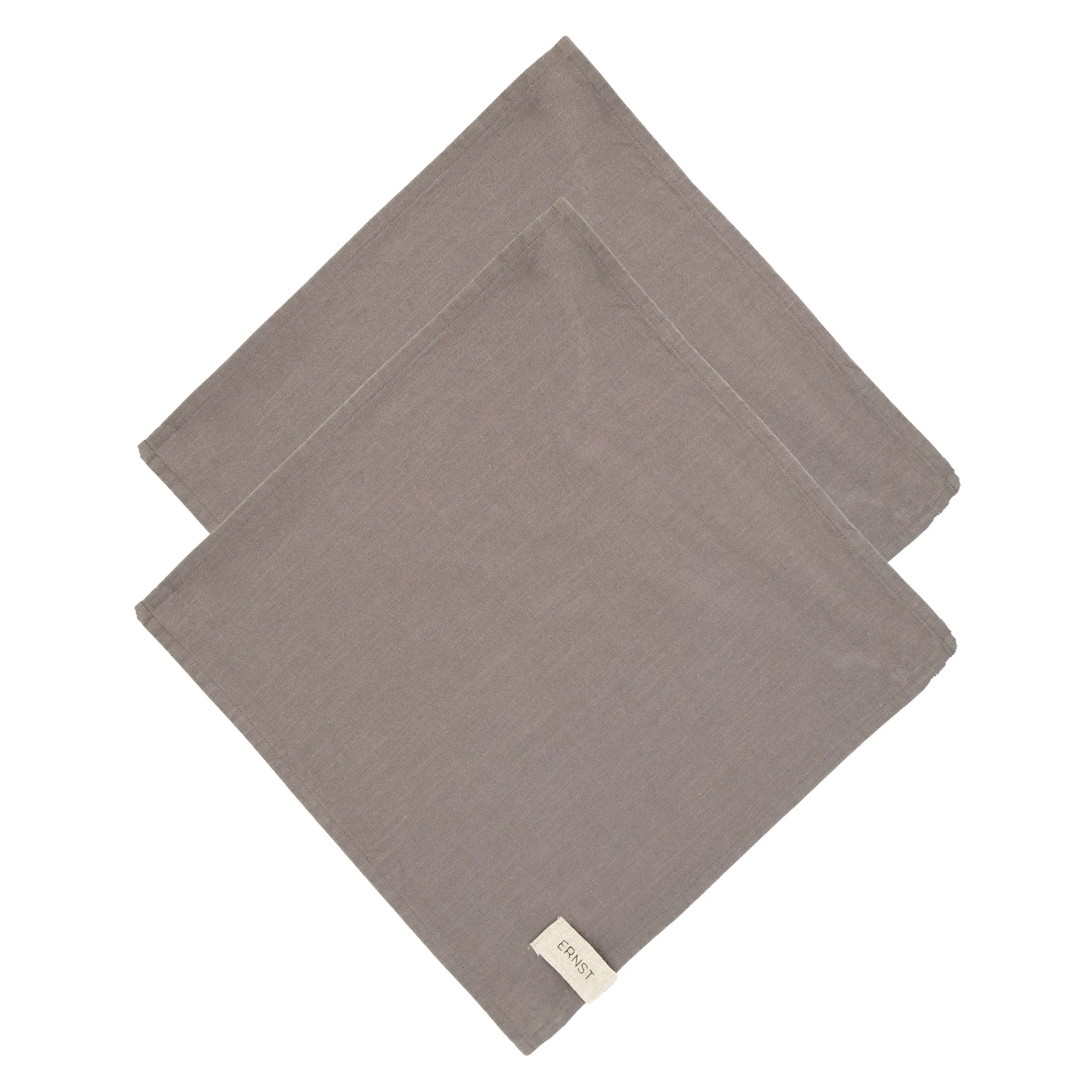 Ernst stoffen servet katoen 2-pack, Grijs ERNST
