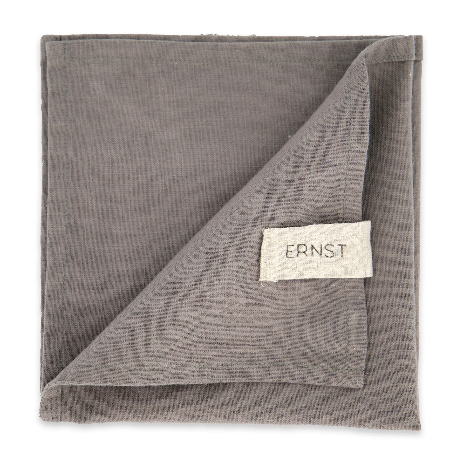 Ernst stoffen servet katoen 2-pack, Grijs ERNST